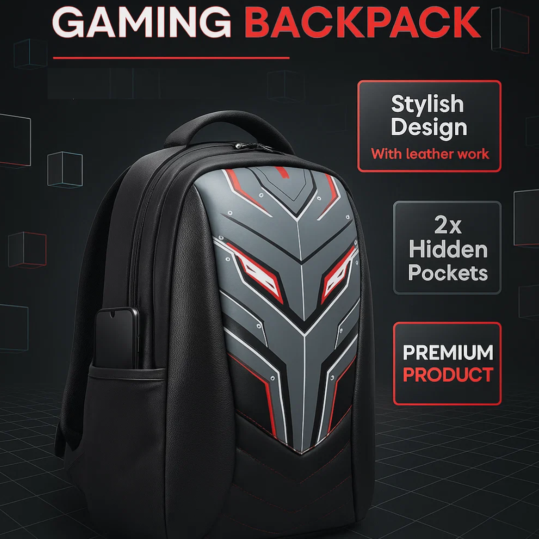 Urban Pro Robot Backpack 2 Secret Pockets 28L black 28 L Laptop Backpack