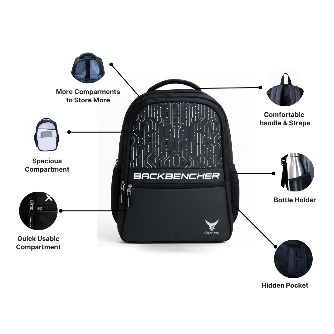 Urban Pro Backbencher Black Bag